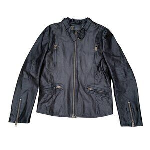 VINTAGE Mackage Leather Jacket XL Black